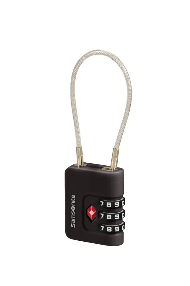 samsonite-ta-revolution-cadenas-c-ble-tsa-3-chiffres-pour-valises-et-sacs-noir image 1
