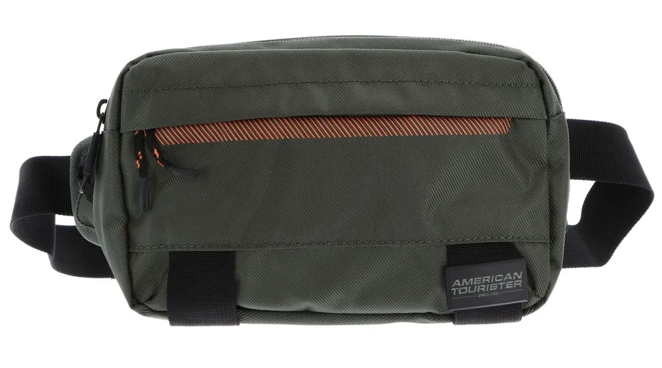 american-tourister-urban-track-sac-bandouli-re-26-cm-3-4-l-kaki-fonc-poche-airpo image 1