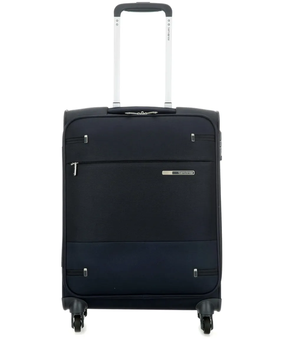 samsonite-base-boost-valise-cabine-souple-55-cm-spinner-39-l-navy-blue-compatibl image 1