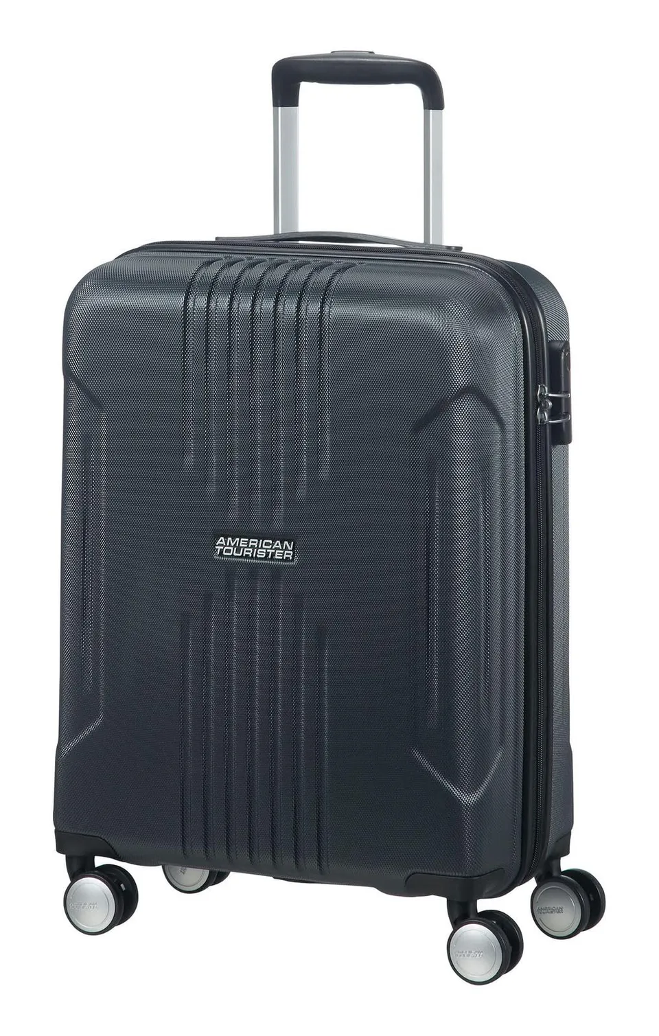 american-tourister-tracklite-valise-cabine-souple-55-cm-2-roulettes-34-l-gris-ar image 1