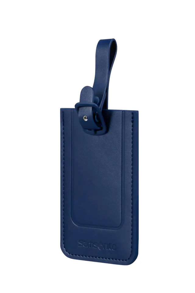 samsonite-ta-revolution-lot-de-2-tiquettes-bagages-bleu-minuit-sangle-ajustable- image 1