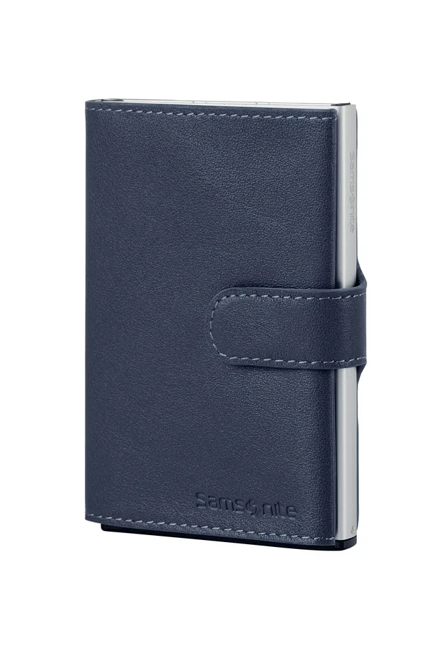 samsonite-alu-fit-slg-portefeuille-fin-aluminium-et-cuir-protection-rfid-nfc-ble image 1
