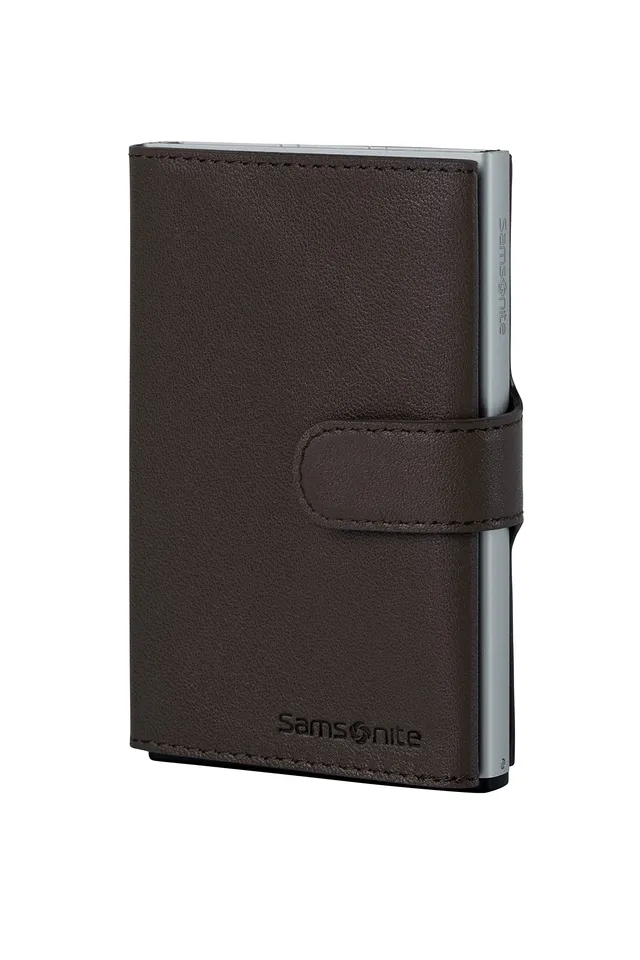 samsonite-alu-fit-slg-portefeuille-porte-cartes-anti-rfid-nfc-aluminium-et-cuir- image 1
