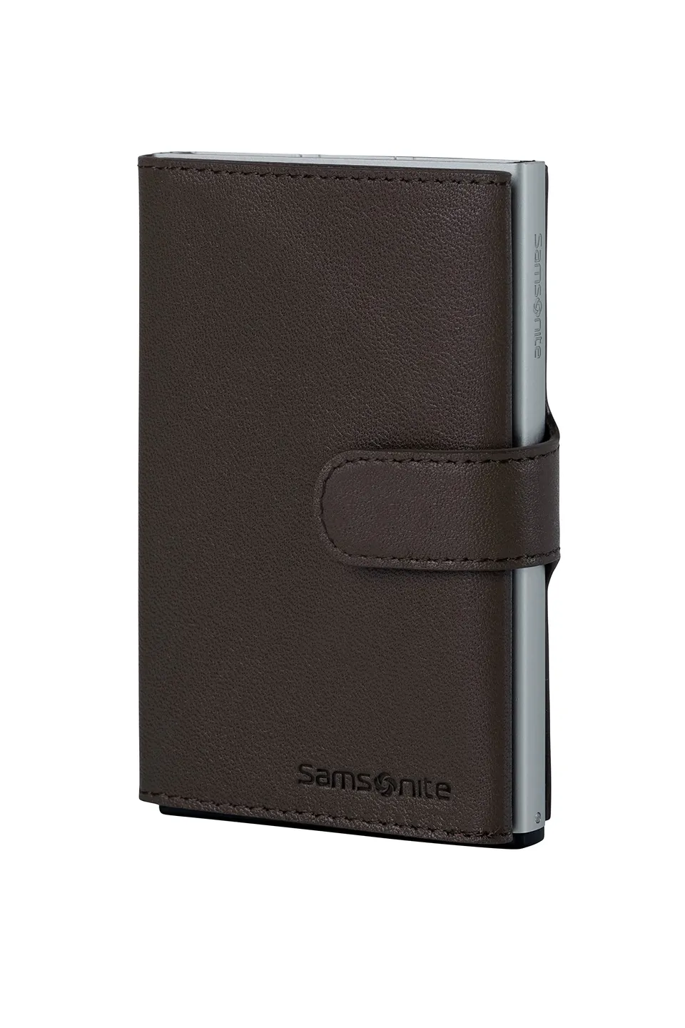 samsonite-alu-fit-slg-portefeuille-porte-cartes-anti-rfid-nfc-aluminium-et-cuir- image 1