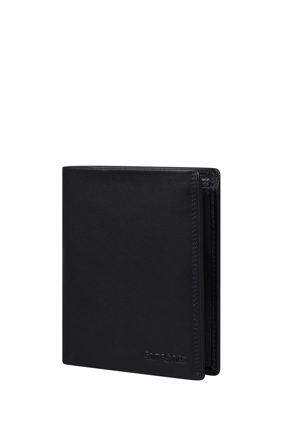 samsonite-attack-2-slg-portefeuille-en-cuir-de-vachette-pleine-12-8-cm-noir-prot image 1