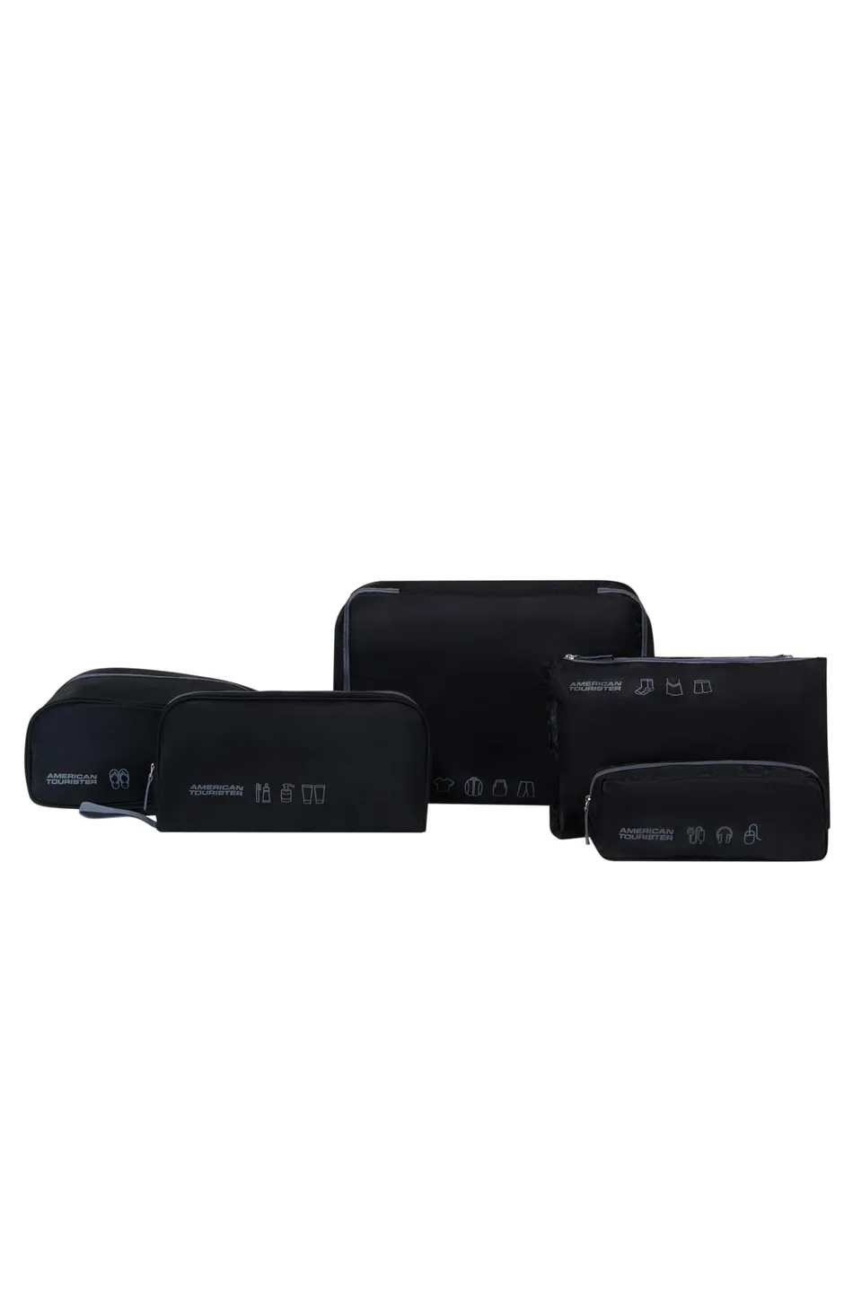 american-tourister-set-de-cubes-de-rangement-5-pi-ces-organisateur-de-voyage-com image 1