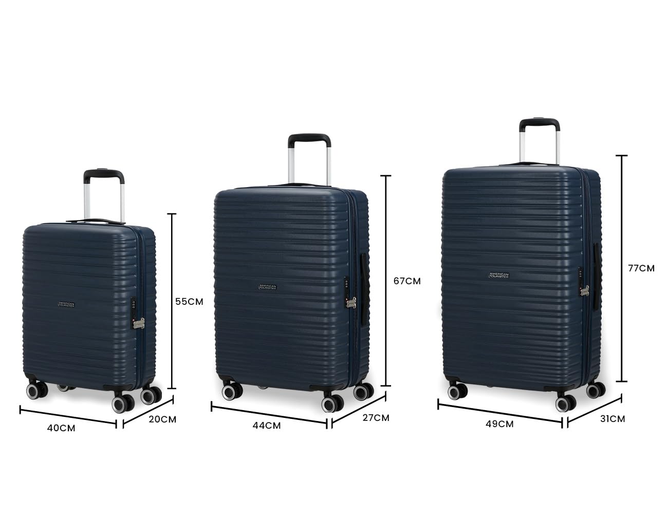 american-tourister-aerotech-set-de-3-valises-rigides-s-m-l-chariots-extensibles- image 3