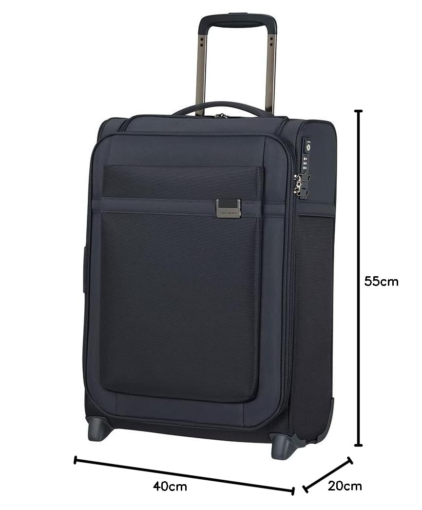 samsonite-airea-supright-toppocket-valise-cabine-extensible-55-cm-41-46-l-abs-bl image 6