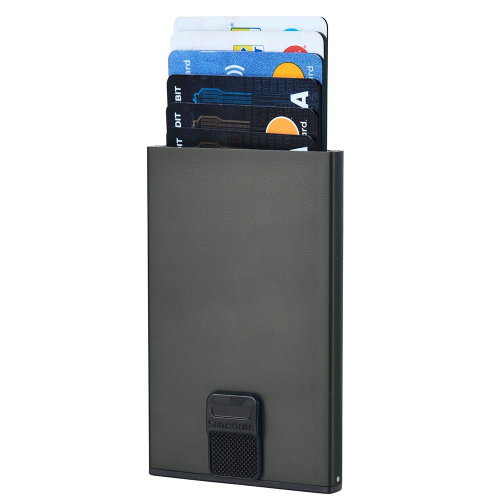 samsonite-alu-fit-slg-tui-de-cartes-coulissant-10-2-cm-protection-rfid-nfc-struc image 3