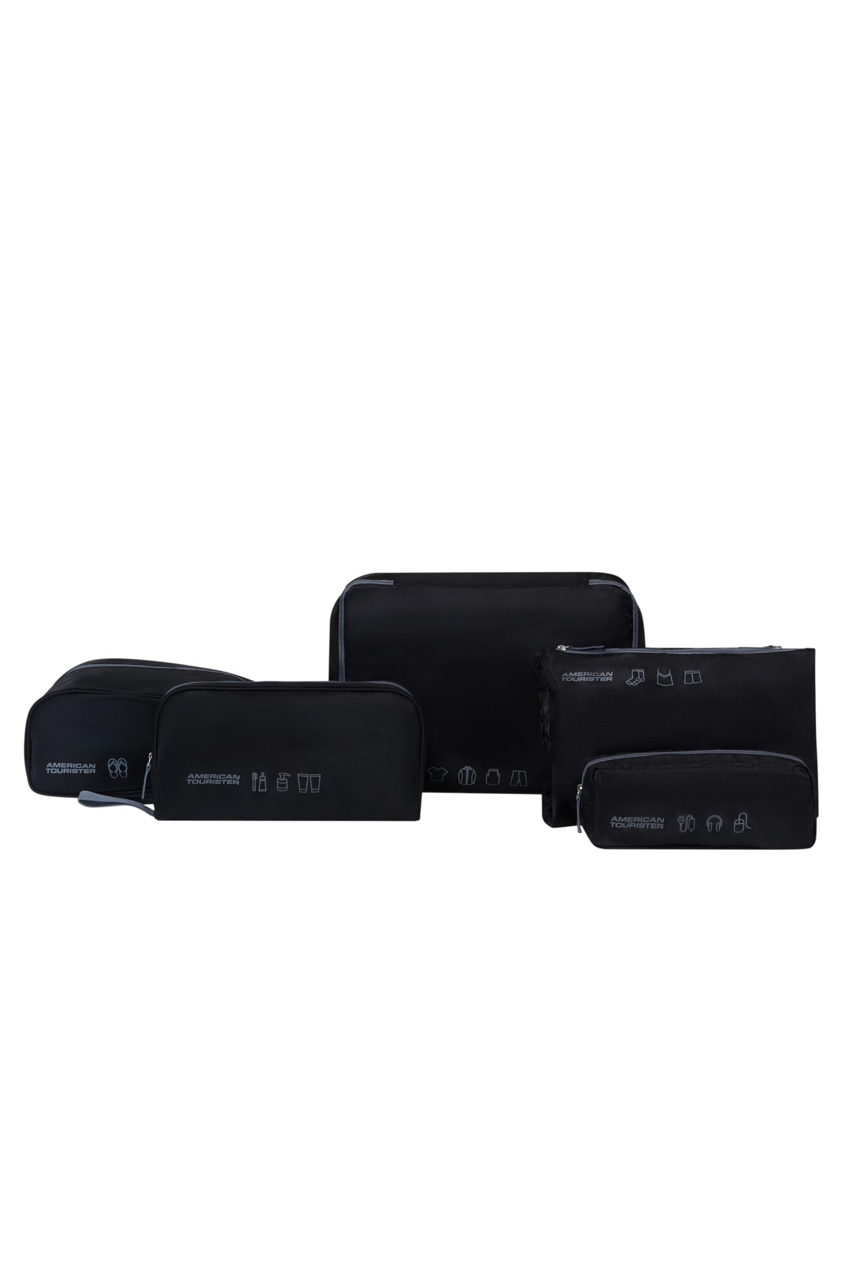 american-tourister-set-de-cubes-de-rangement-5-pi-ces-organisateur-de-voyage-com image 1