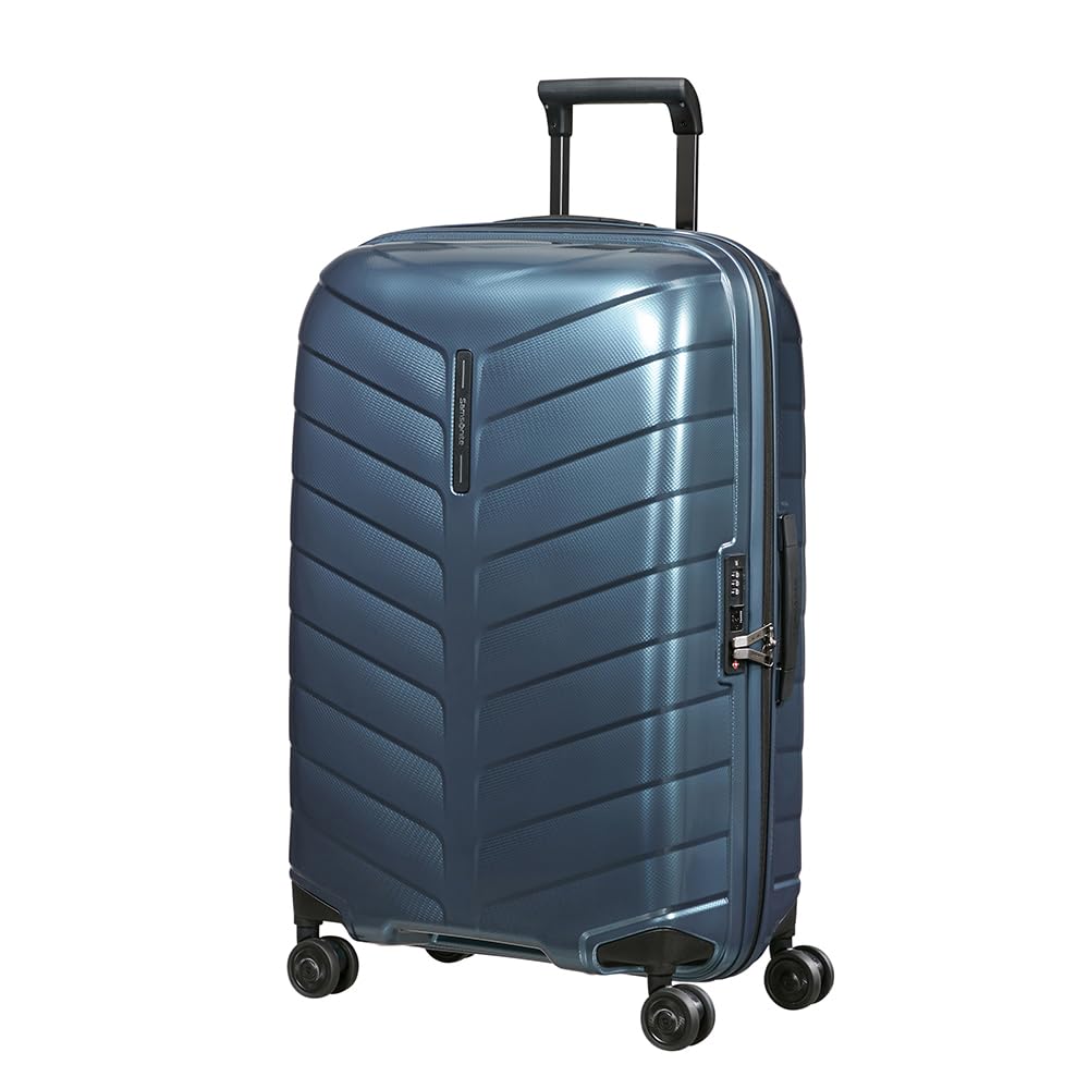 samsonite-attrix-spinner-m-69-cm-valise-moyenne-rigide-73-l-en-roxkin-bleu-acier image 4
