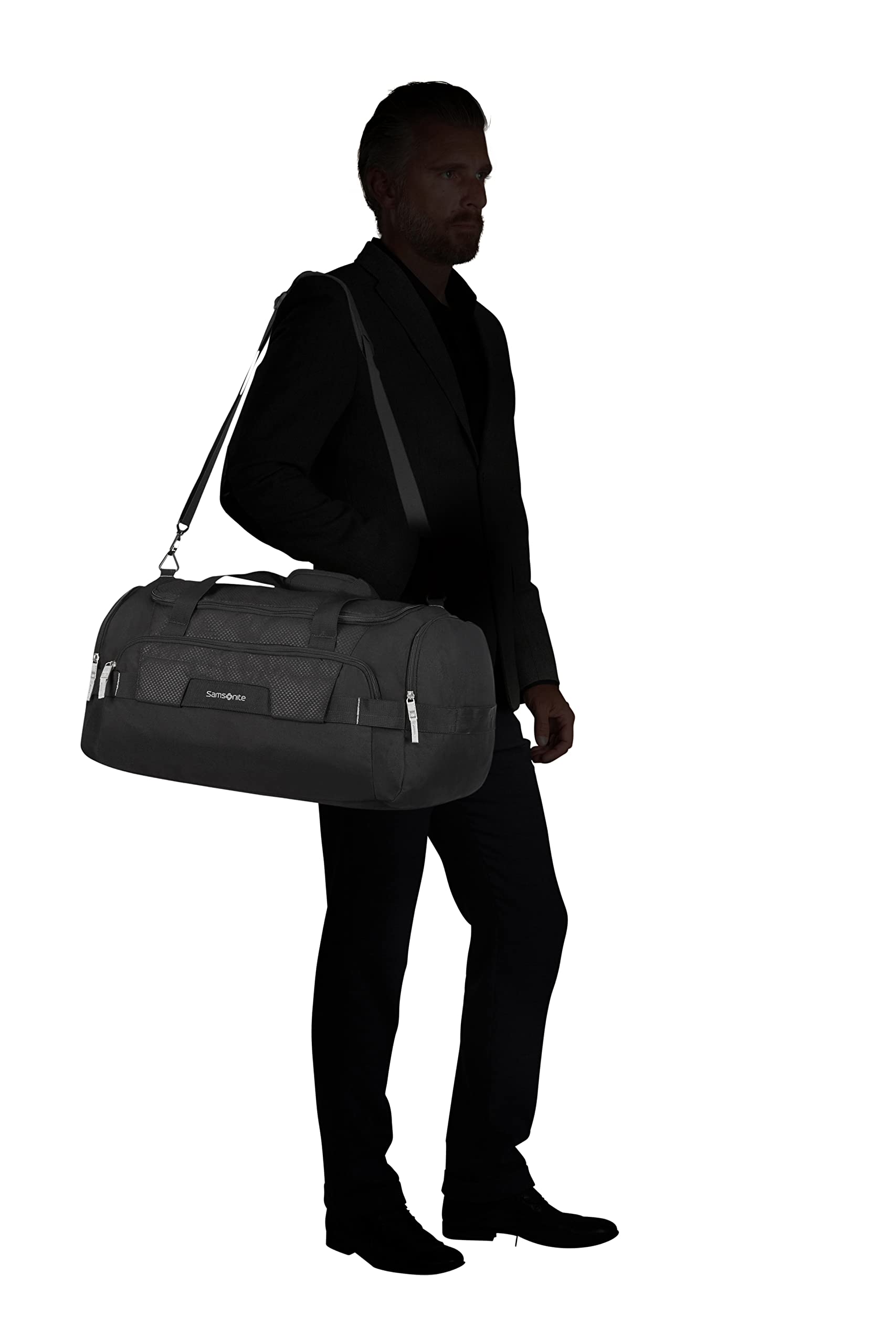 samsonite-sonora-sac-de-voyage-s-55-cm-59-5-l-noir-bagage-cabine-souple-polyeste image 8
