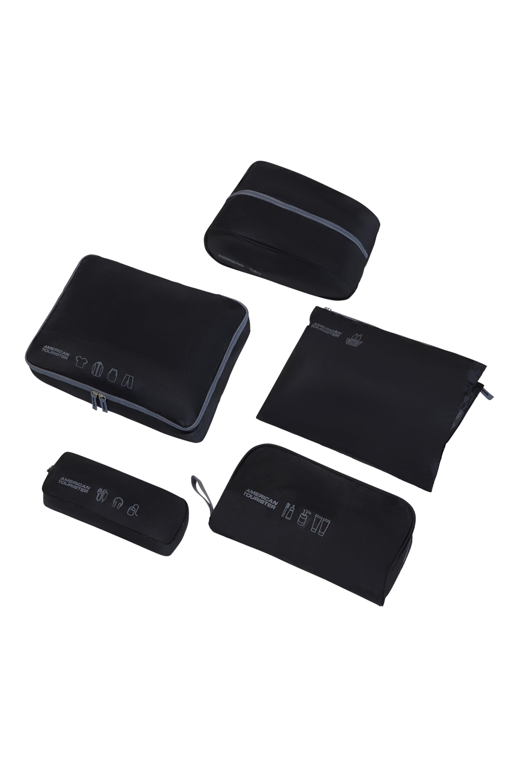 american-tourister-set-de-cubes-de-rangement-5-pi-ces-organisateur-de-voyage-com image 3