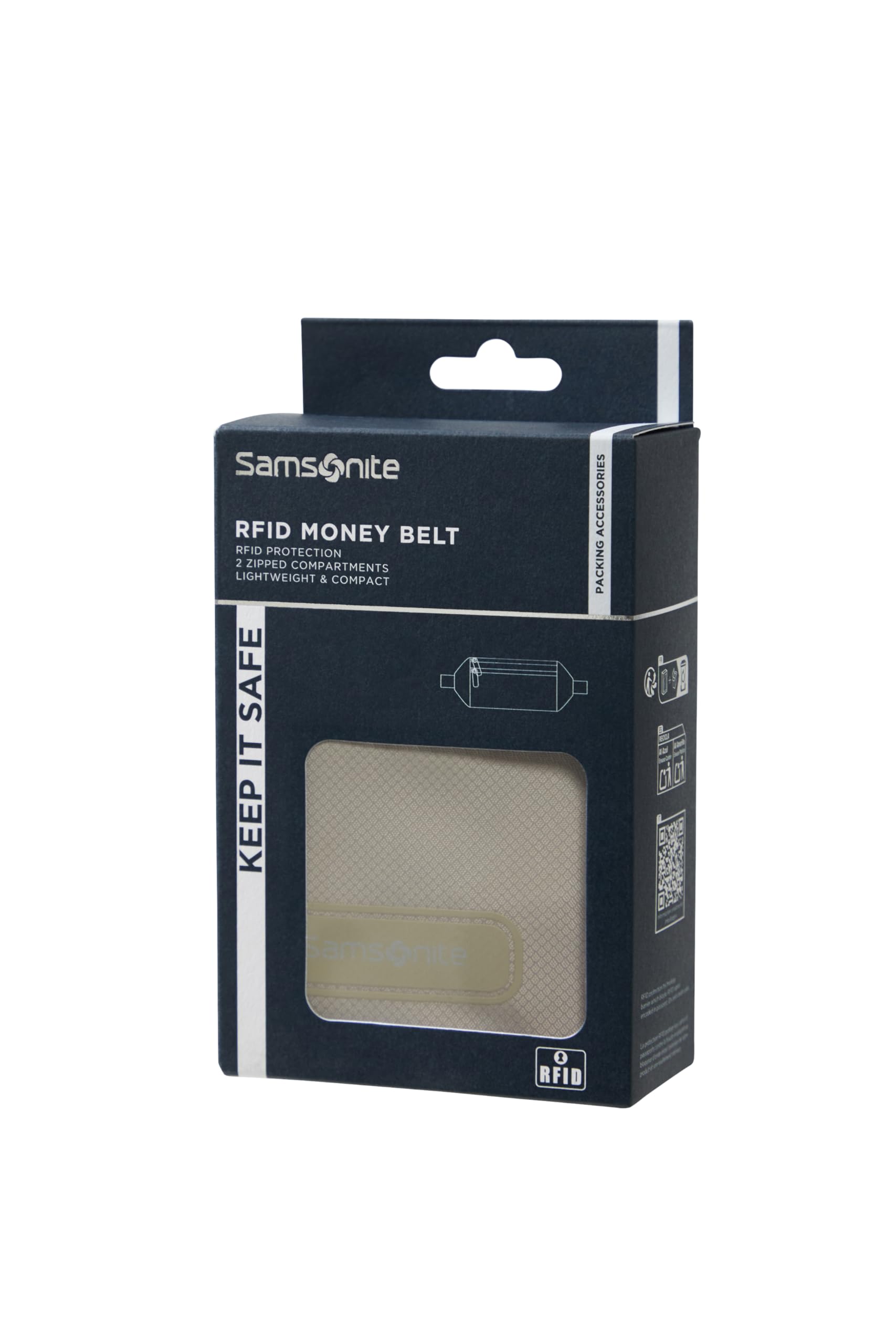 samsonite-ta-revolution-ceinture-porte-monnaie-avec-protection-rfid-2-poches-zip image 3