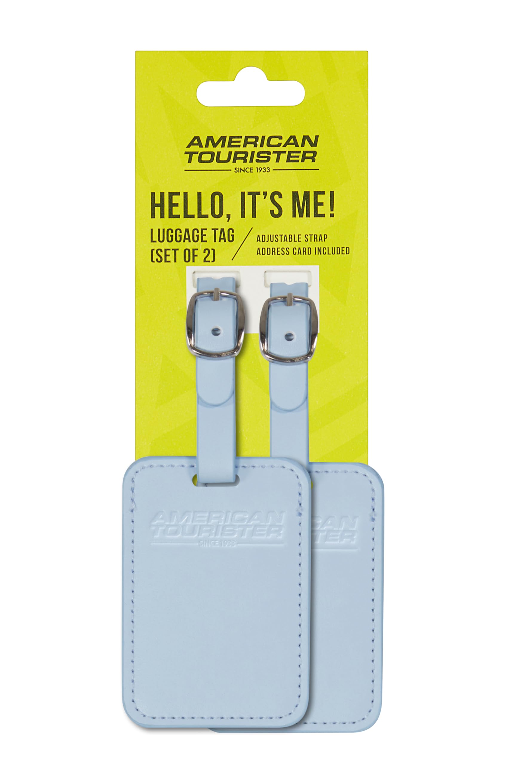 american-tourister-tiquettes-bagages-lot-de-2-sangle-ajustable-et-carte-d-adress image 3