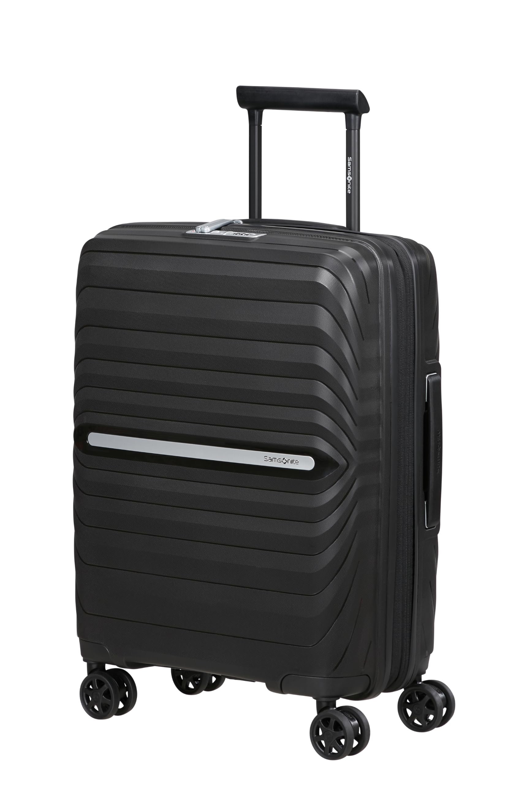 samsonite-neo-flux-spinner-s-extensible-55-cm-39-45-l-polypropyl-ne-noir-serrure image 1