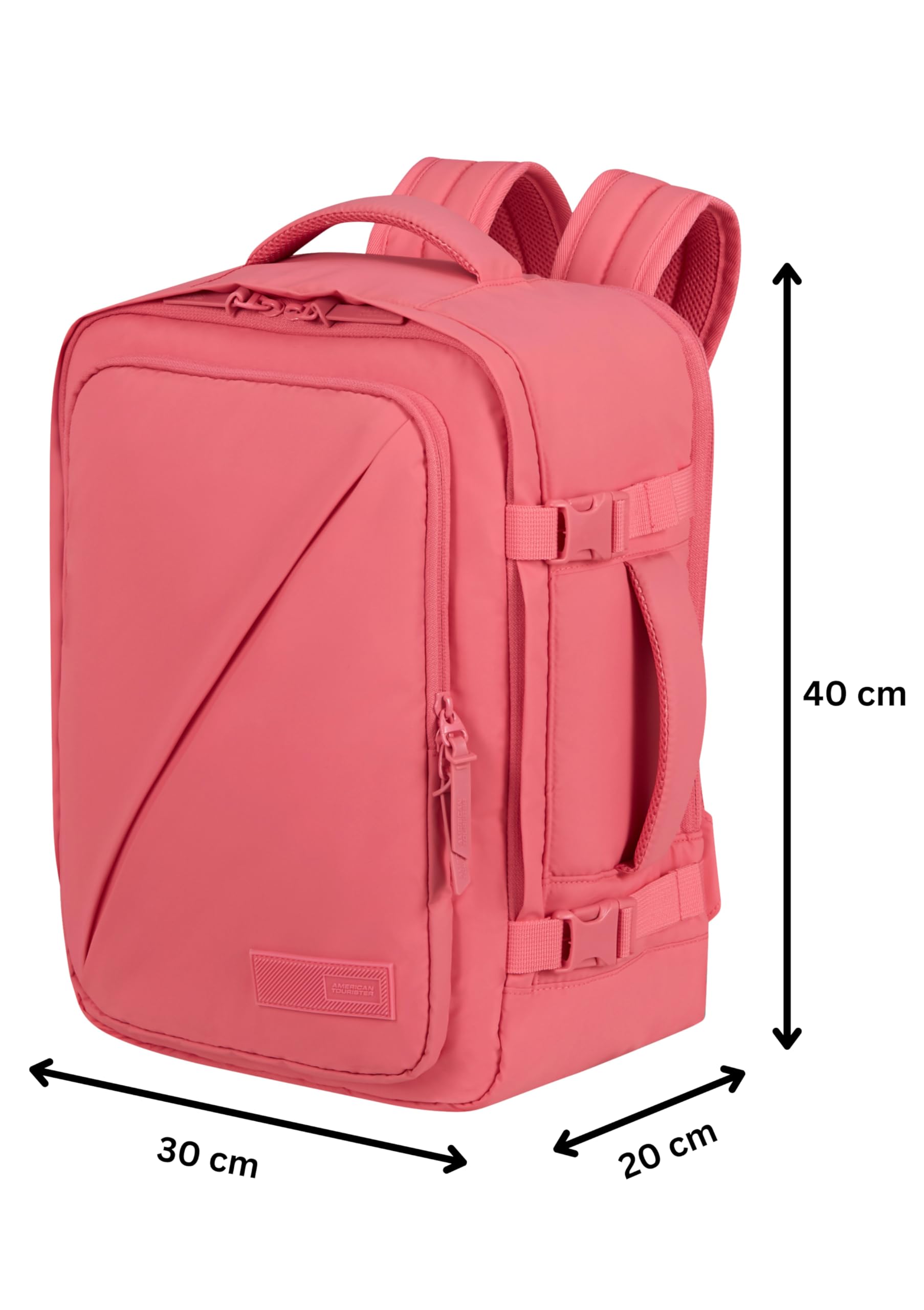 american-tourister-take2-cabin-puff-sac-dos-cabine-rose-40-x-30-x-20-cm-26-5-l-r image 6