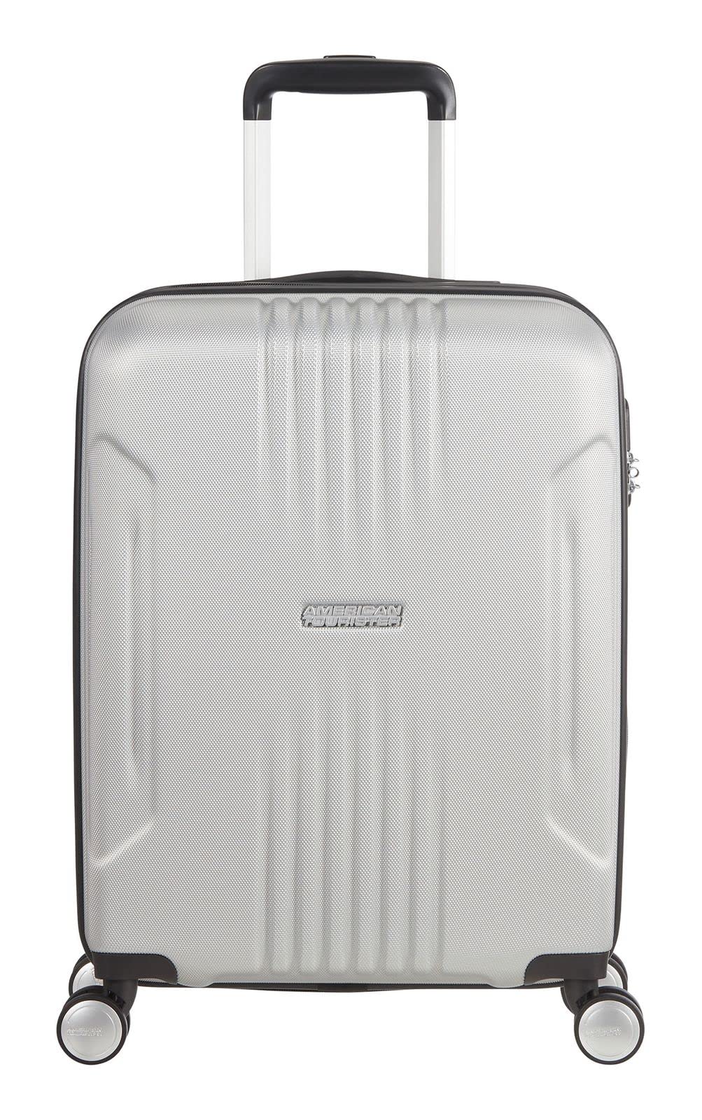 american-tourister-tracklite-valise-cabine-souple-55-cm-2-roulettes-34-l-gris-ar image 3