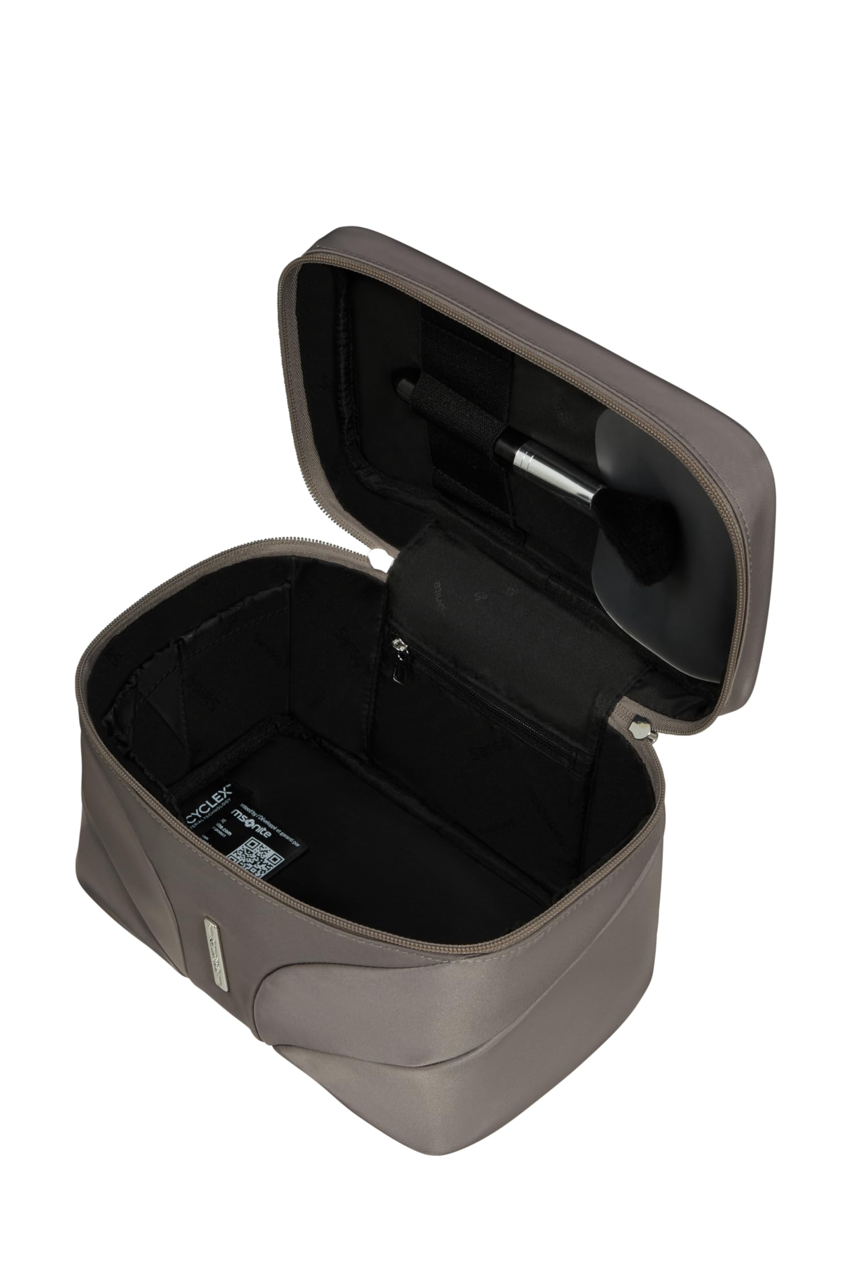 samsonite-attrix-kit-de-toilette-trousse-cosm-tique-24-cm-brun-dune-doublure-rec image 4