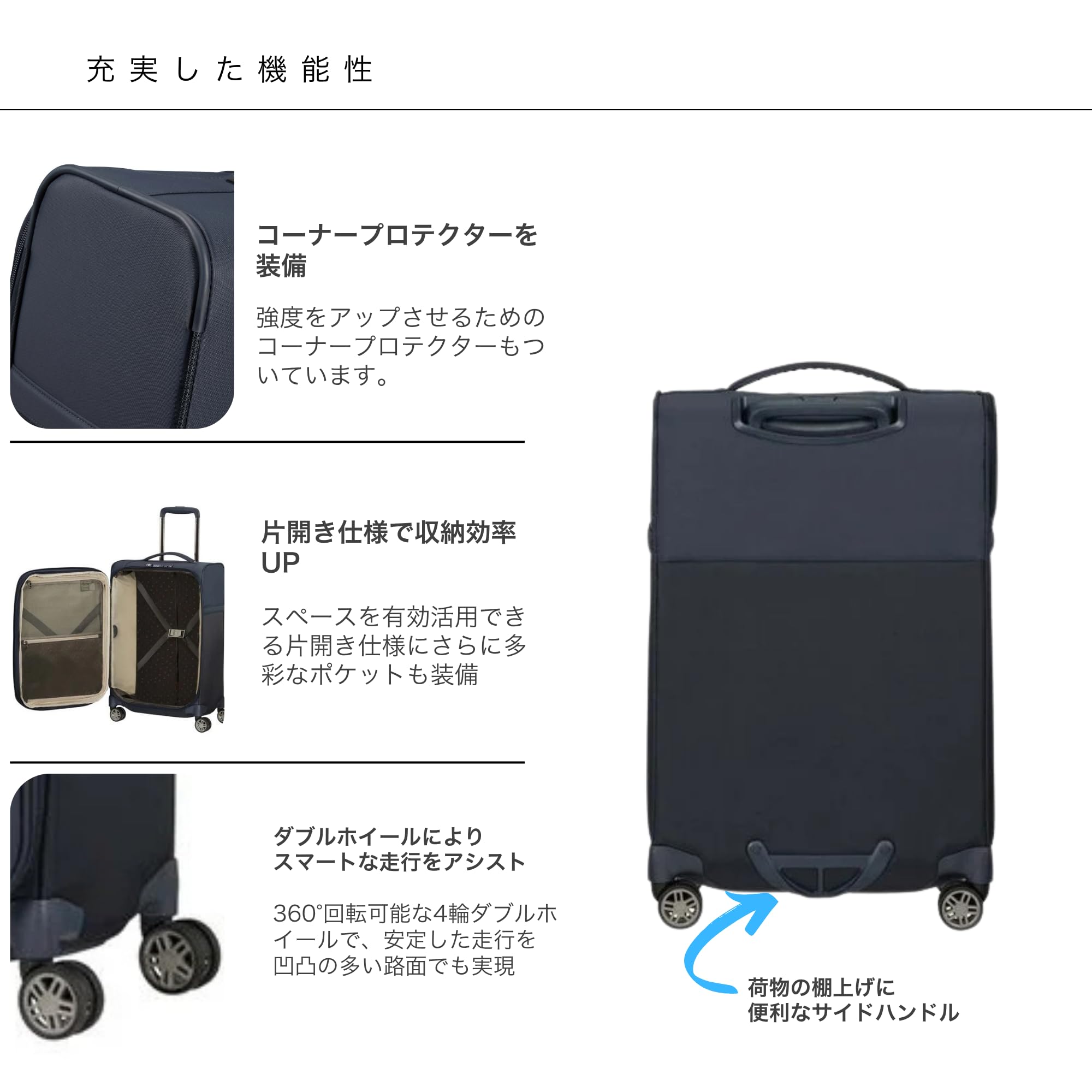 samsonite-airea-spinner-s-extensible-valise-cabine-55-cm-38-43-5-l-2-10-kg-serru image 3