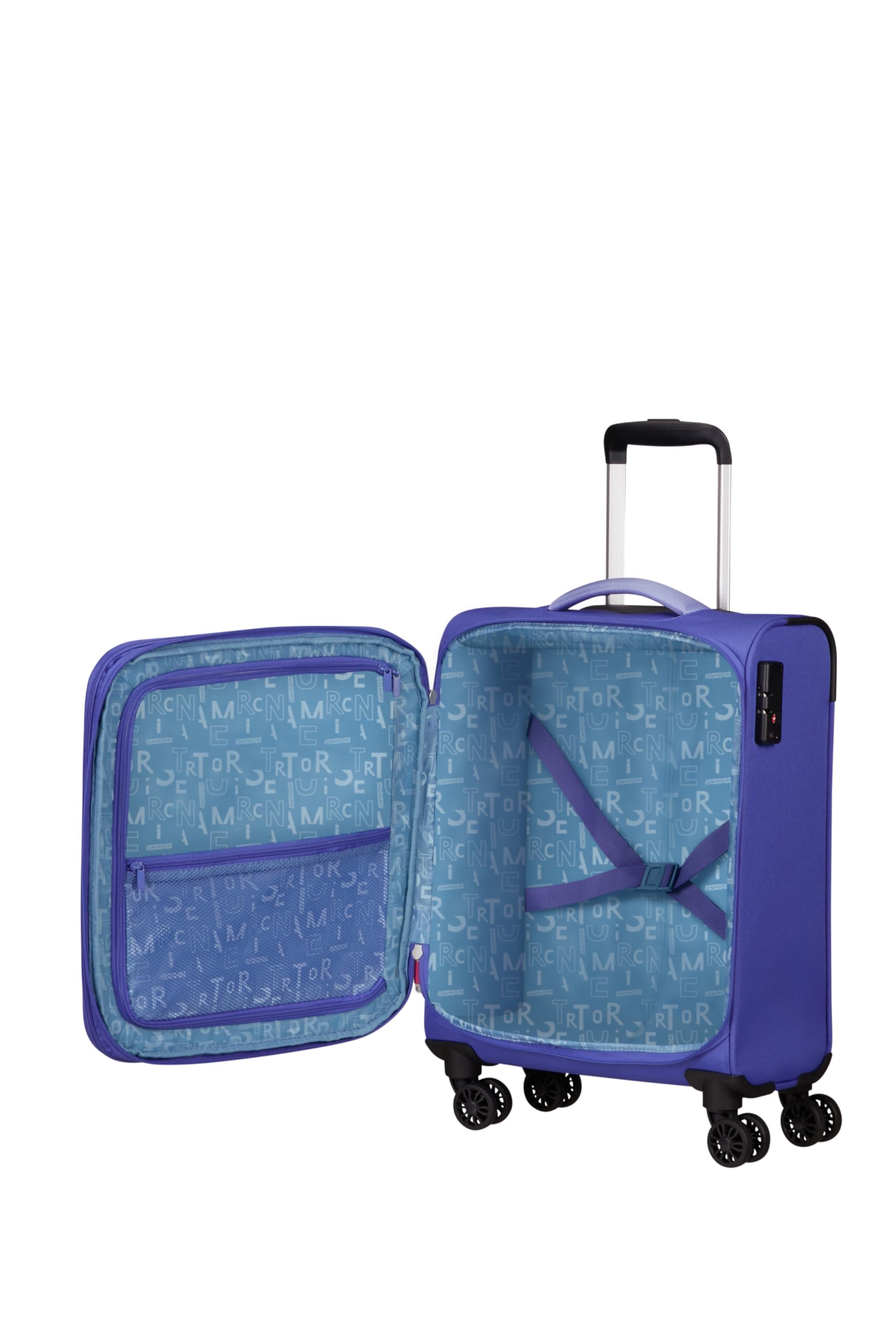 american-tourister-pulsonic-spinner-s-55-cm-extensible-bagage-main-cabine-40-5-4 image 4