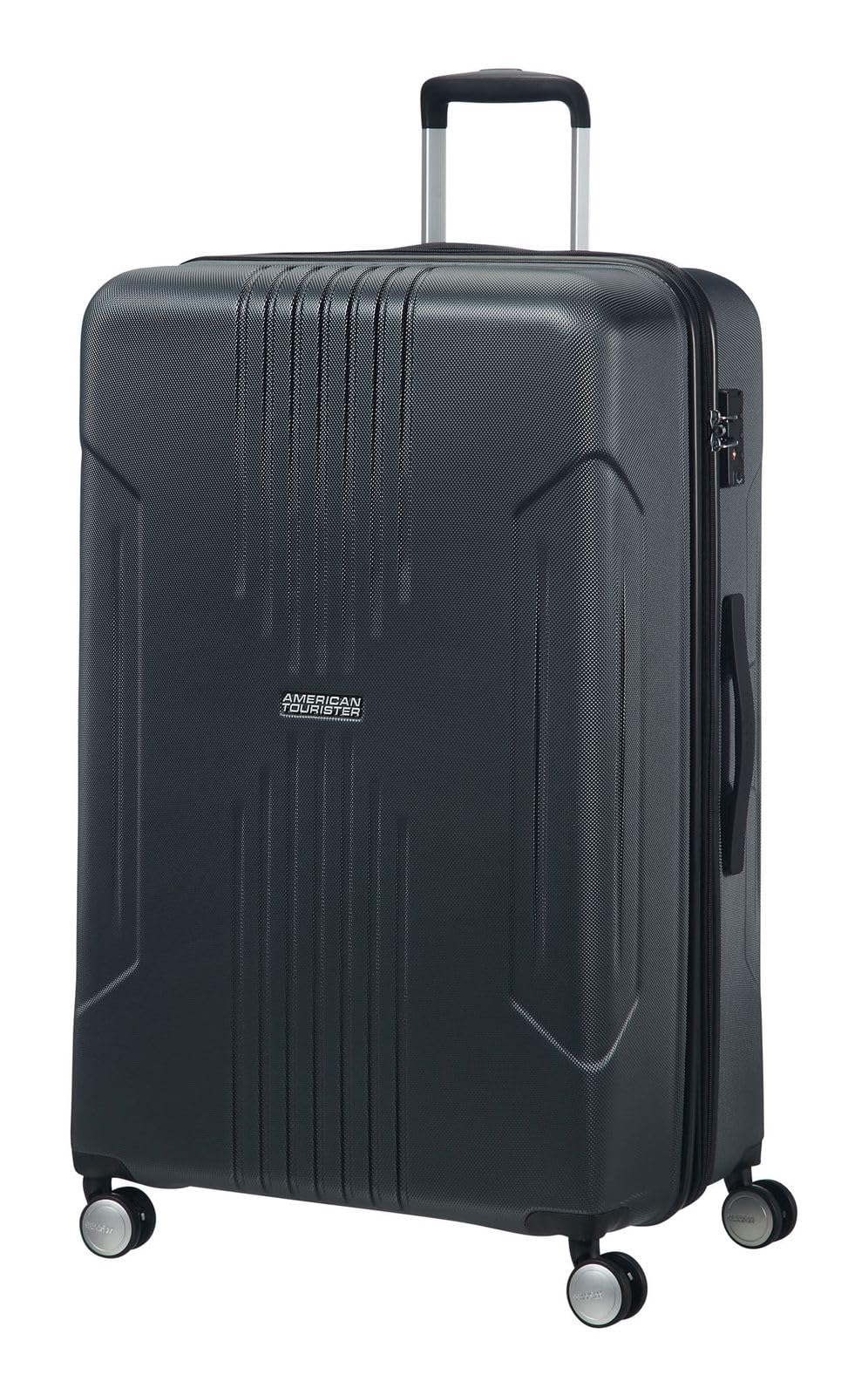 american-tourister-tracklite-valise-cabine-souple-55-cm-2-roulettes-34-l-gris-ar image 4
