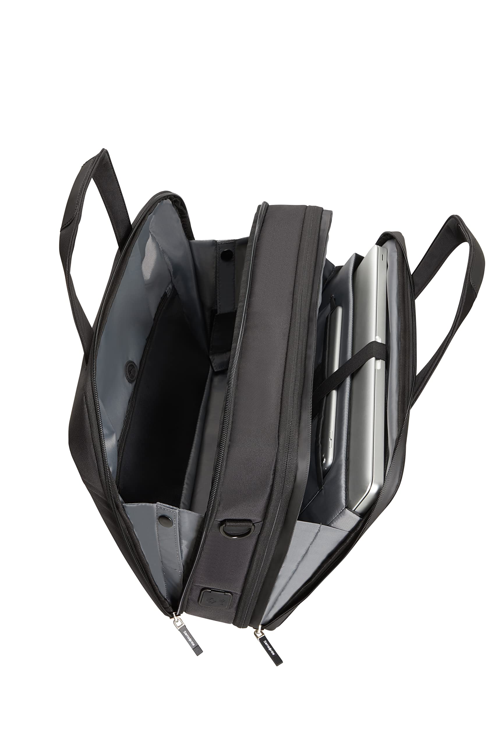 samsonite-litepoint-sac-ordinateur-portable-extensible-15-6-17-5-22-l-usb-int-gr image 5