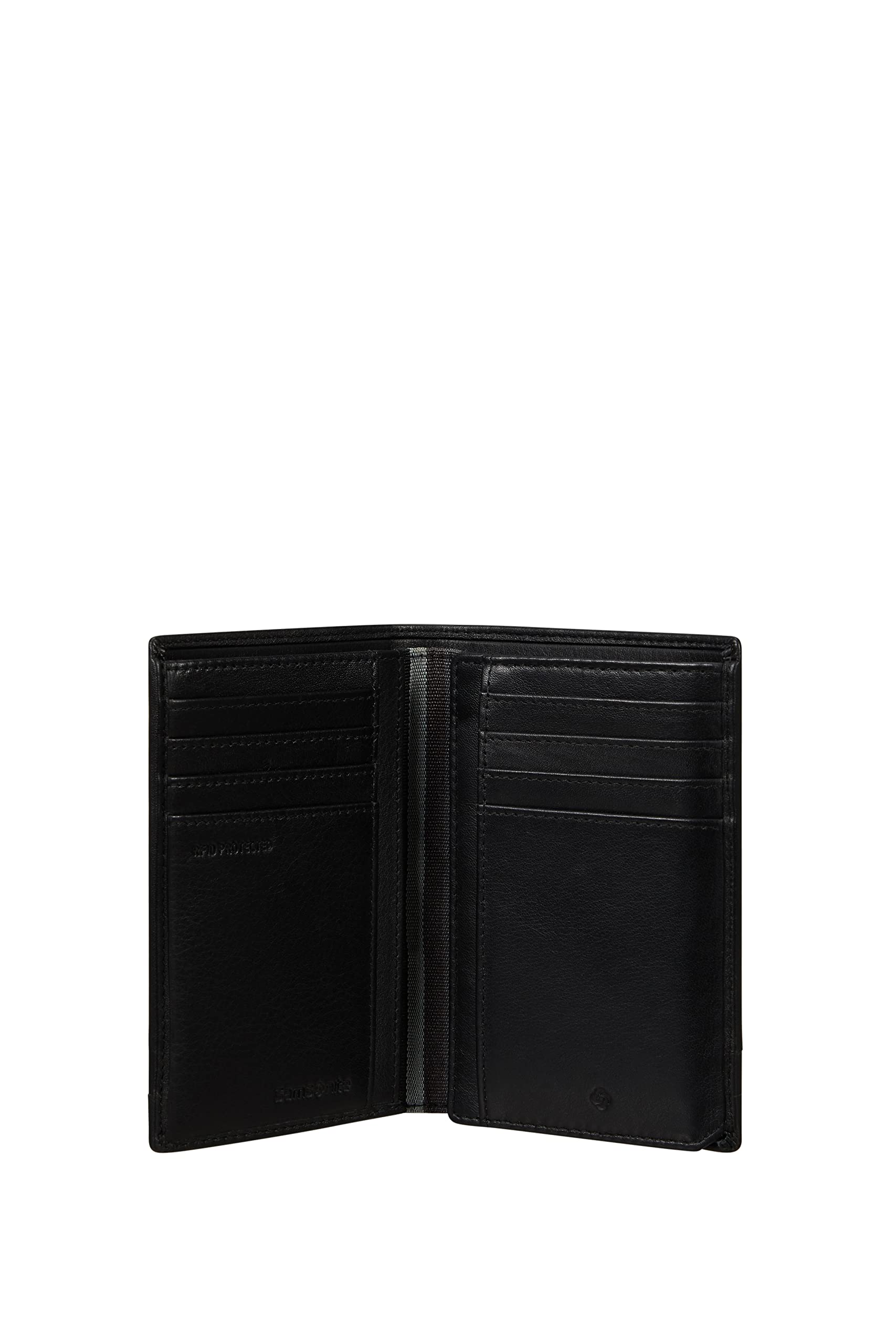 samsonite-flagged-slg-portefeuille-homme-noir-12-6-cm-porte-cartes-fin-avec-prot image 2
