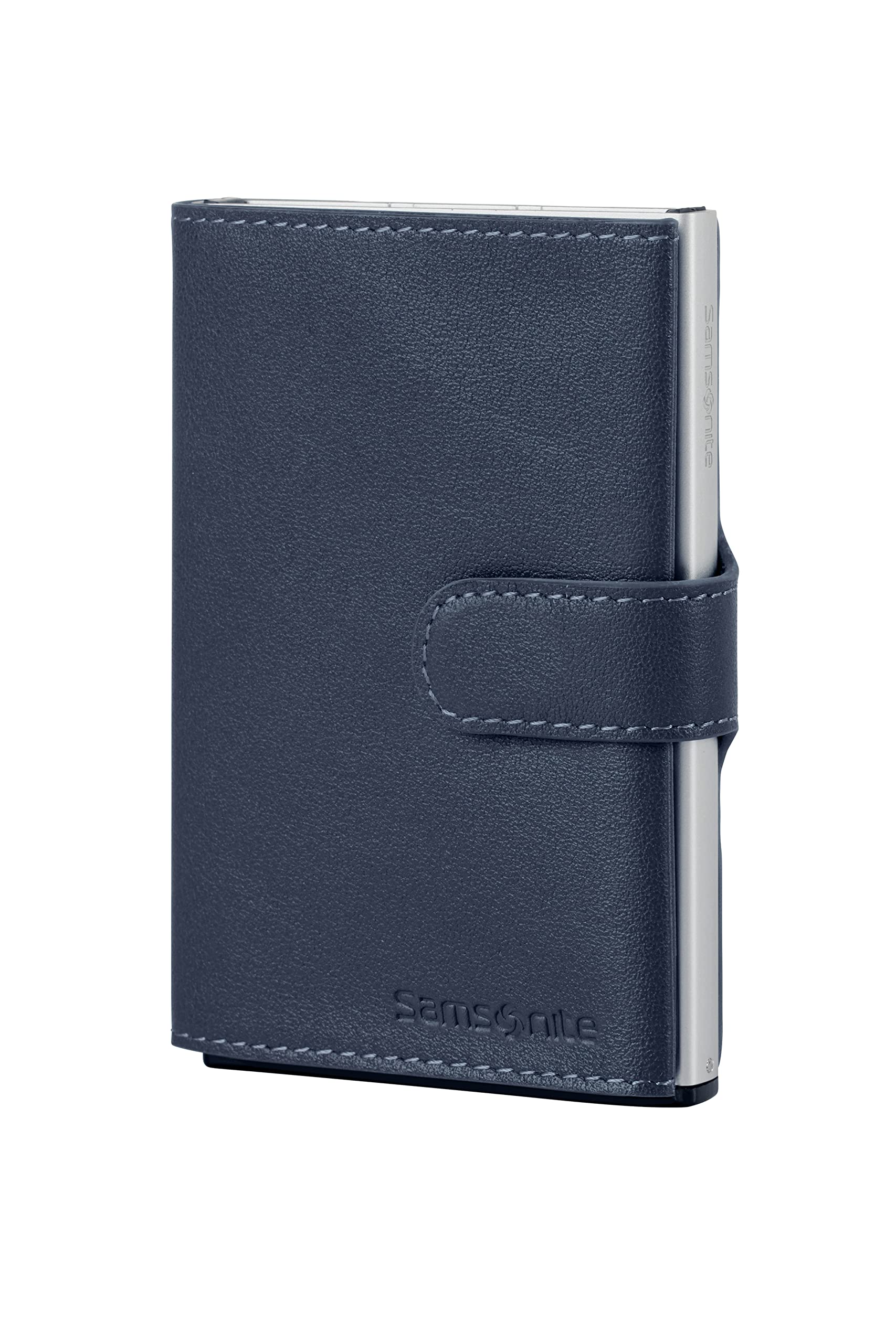 samsonite-alu-fit-slg-portefeuille-fin-aluminium-et-cuir-protection-rfid-nfc-ble image 1