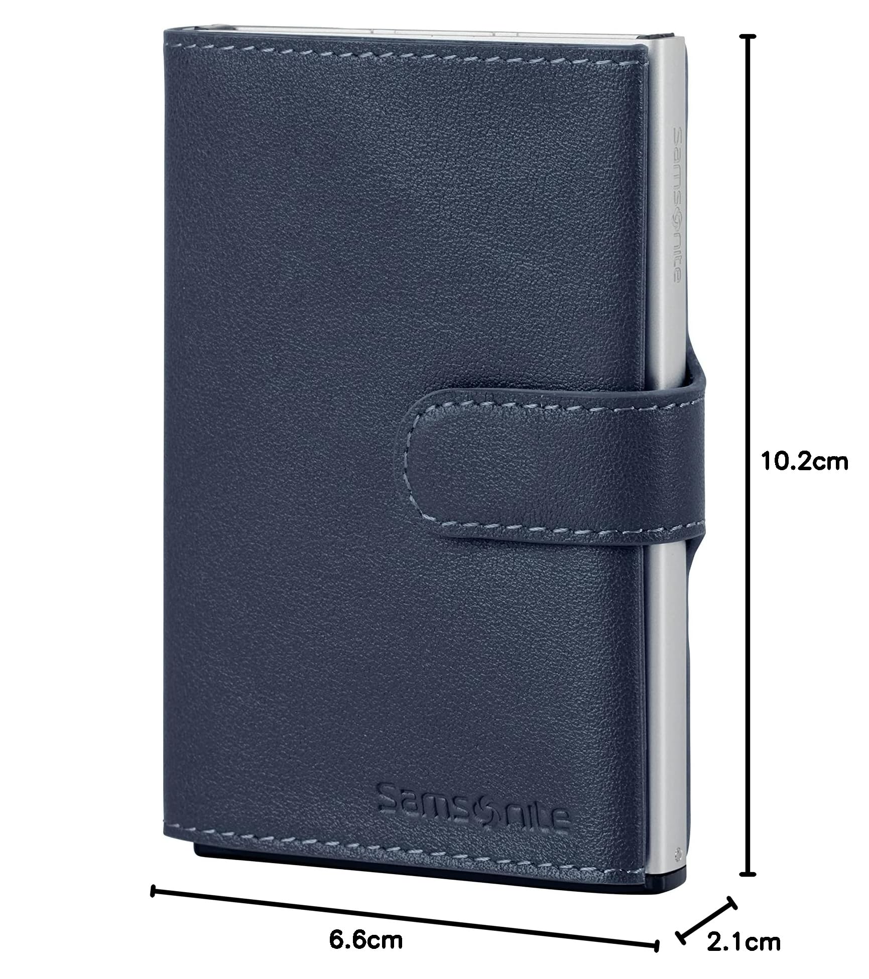 samsonite-alu-fit-slg-portefeuille-fin-aluminium-et-cuir-protection-rfid-nfc-ble image 6