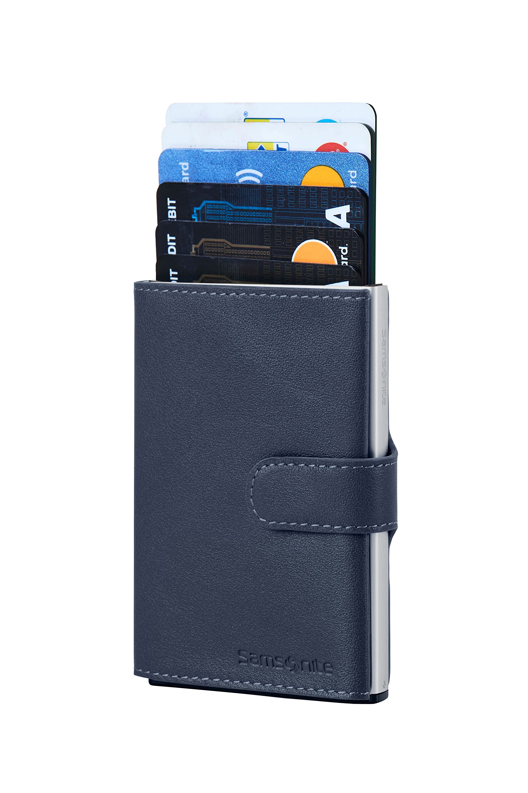 samsonite-alu-fit-slg-portefeuille-fin-aluminium-et-cuir-protection-rfid-nfc-ble image 4