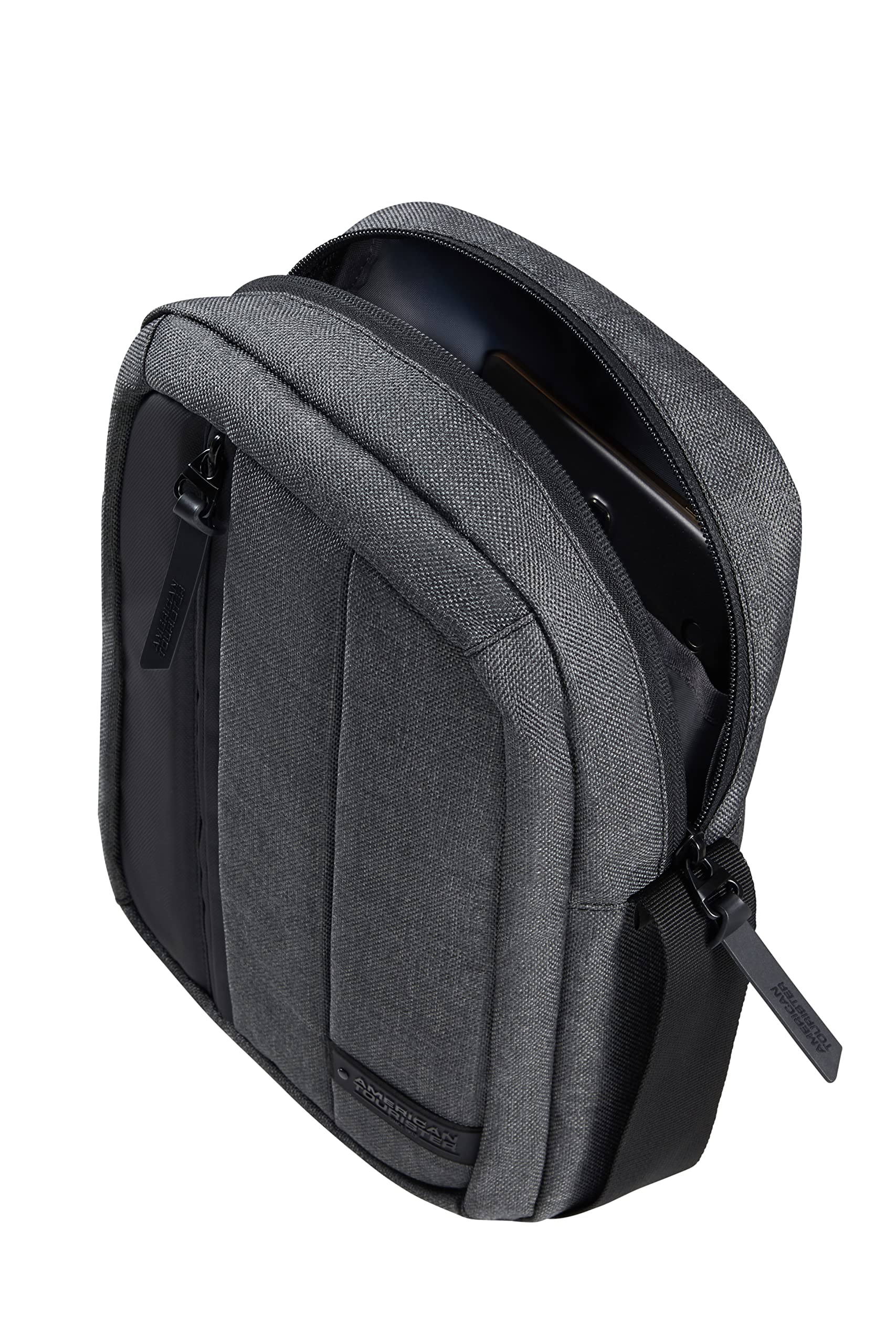 american-tourister-streethero-sac-de-taille-banane-27-cm-6l-gris-m-lang-bretelle image 4
