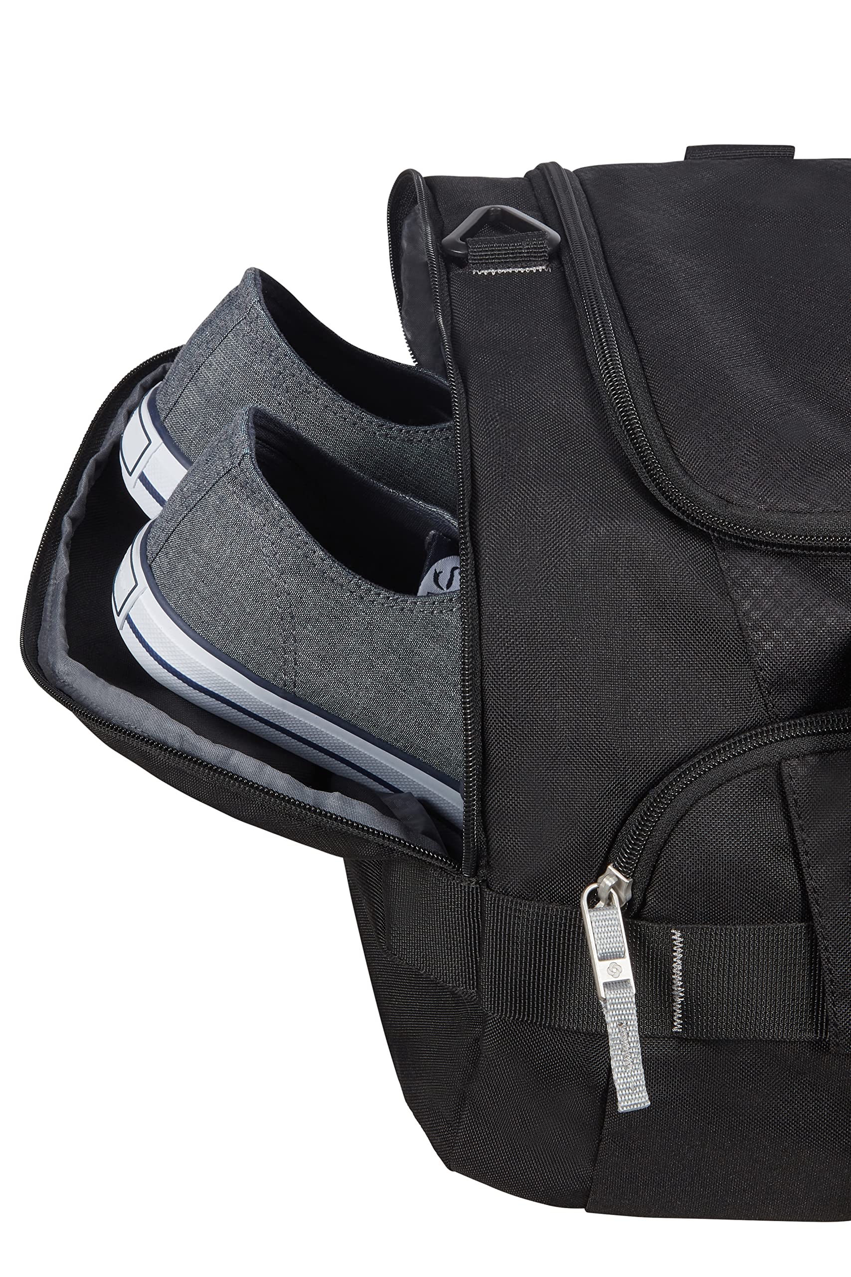 samsonite-sonora-sac-de-voyage-s-55-cm-59-5-l-noir-bagage-cabine-souple-polyeste image 7